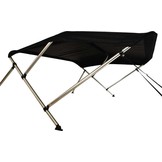 Aluminium biminitop - 3-boogs - Breedte 137 <> 152 cm - Hoogte 91 cm