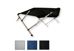 Biminitop | Aluminium 3-boogs | Breedte 185 <> 198 cm - Hoogte 91 cm