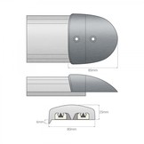 Stootrand boot click 80