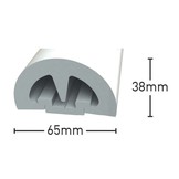 PVC stootrand boot bump 65