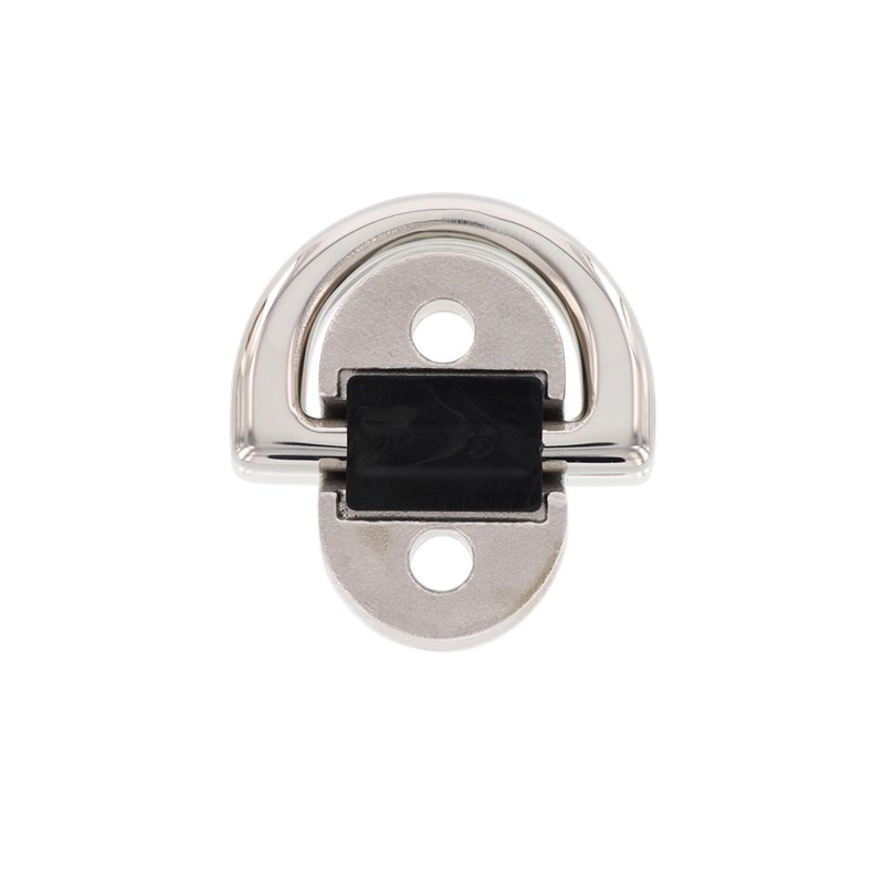 RVS montage plaat met D-ring - RVS A4-AISI316