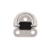 RVS montage plaat met D-ring - RVS A4-AISI316