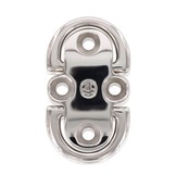 RVS montage plaat met dubbele D-ring - RVS A4-AISI316