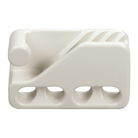 Clamcleat fender klem - wit - zwart