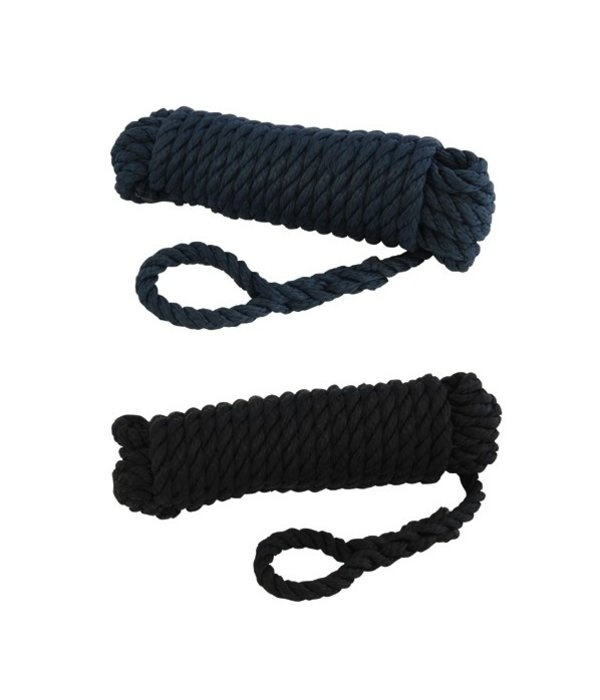 Fenderlijn kant-en-klaar (paar) - Polypropyleen-zwart-navy blauw