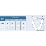 Ocean - Kopleguaan - boegfender - PVC - Wit - Navy blauw