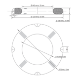 Ronde reddingsboei SOLAS en CE gekeurd