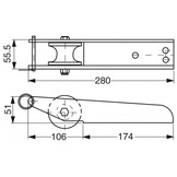 Boegroller - standaard - RVS