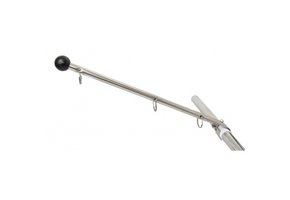 RVS vlaggenstok voor aan de reling