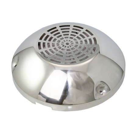Kunststof paddestoel ventilator met RVS kap