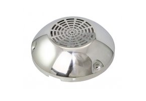 Kunststof paddestoel ventilator met RVS kap