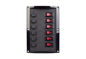 Seaworld schakelpaneel 12V met 6 schakelaars