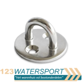 Dekoog RVS met ronde grondplaat