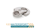 RVS montage plaat met D-ring - RVS A4-AISI316