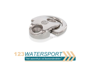 RVS montage plaat met D-ring - RVS A4-AISI316