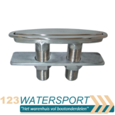 Verzonken RVS kikker met veer - RVS A4-AISI316