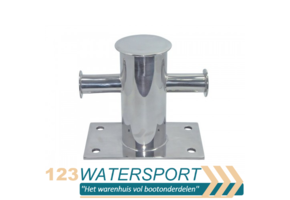 RVS bolder voor op de boot of steiger