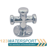 RVS Kruisbolder voor op uw boot of steiger - RVS A4-AISI 316