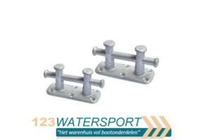 Dubbele gegalvaniseerd kruis bolders - hoogte 101 - 127 mm