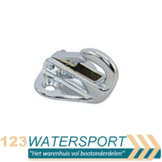 Fenderhaak - messing verchroomd