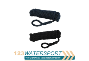 Fenderlijn kant-en-klaar (paar) - Polypropyleen-zwart-navy blauw