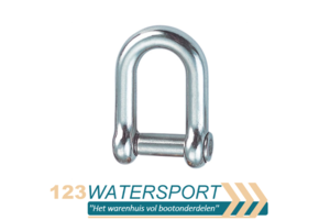 RVS - D-sluiting met inbusbout 