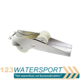 Boegrol - scharnierend - RVS