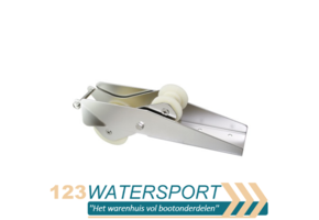 Boegrol - scharnierend - RVS