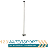 RVS Vlaggenstok montage aan de spiegel