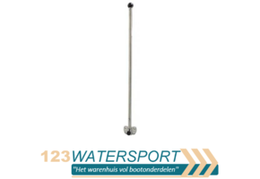 RVS Vlaggenstok montage aan de spiegel