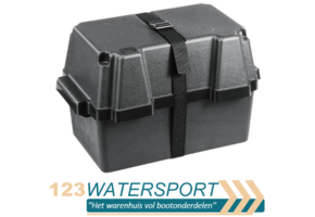 Accubak met riem en beugel voor bevestiging