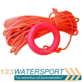 Drijvende reddingslijn 30 meter met grijpring