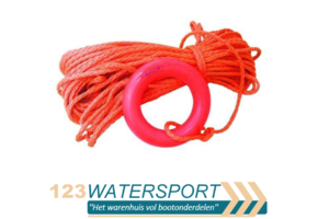 Drijvende reddingslijn 30 meter met grijpring