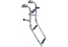 RVS opklapbare zwemtrap met 3 treden