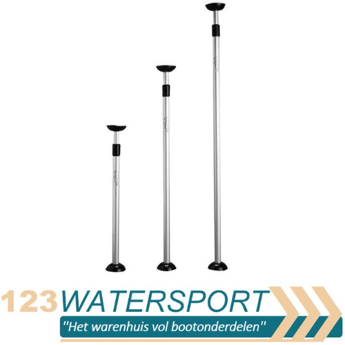 Dekzeil steunpaal telescopisch