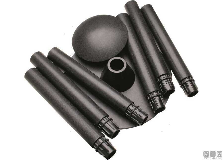 Dekzeil - afdekzeil - steunpaal - Hoogte: 30 < > 140 cm