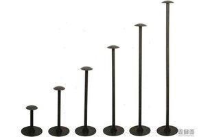 Dekzeil - afdekzeil - steunpaal - Hoogte : 30 <> 140 cm