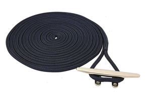 Polyester landvast met oogsplits - Navy