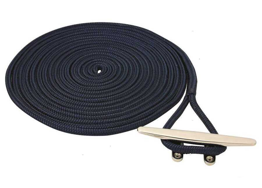 Polyester landvast met oogsplits - Navy