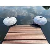 Dockwheel wit met beugel