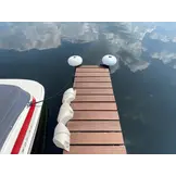 Dockwheel wit met beugel