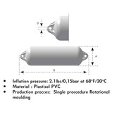 Ocean - Stootwillen U5  22x64 cm