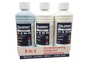 Onderhoudsset shampoo, cleaner en wax