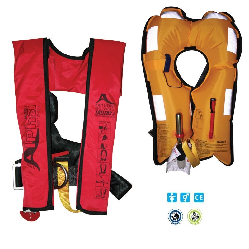 Automatisch reddingsvest - kinderen Alpha 150N smeltcapsule vest