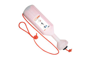 Encapsulated Throw Line for Lifebuoys