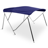 Biminitop | RVS 3-boogs | Breedte 170 <> 182 cm - Hoogte 137 cm