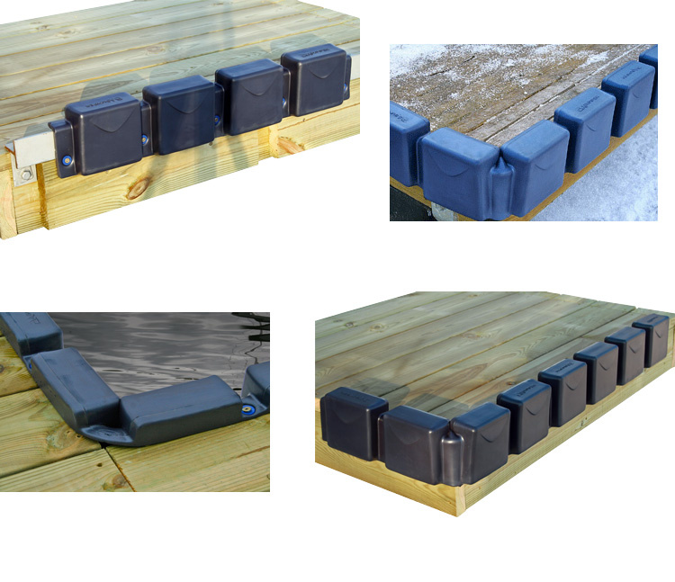 Steiger bumper stootrand  - 80x14x4 cm