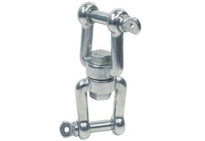 Dubbele wartelsluiting - Gaffel/gaffel  RVS A4-AISI316