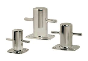 RVS bolders uit 1 stuk gegoten - hoogte 105 - 170 mm