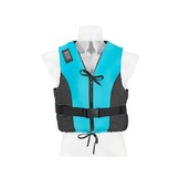 Dinghy Zipper zwemvest aqua/zwart